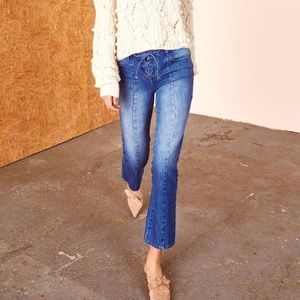 Ulla Johnson lace-up jeans